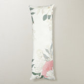 Minimalistische bloemen lichaamskussen (Achterkant (Verticaal))