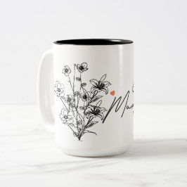 Minimalistische Bloemen Mam Mok Gift
