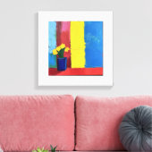 Minimalistische Bloemen - Moderne Floral Canvas Ku (Insitu (Woonkamer))