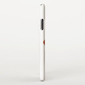 Minimalistische Bloemen Telefoonhoes – Gestileerde iPhone Hoesje (Rechterkant)