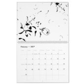 Minimalistische bloemencalender | Chic moderne pla Kalender (Feb 2027)