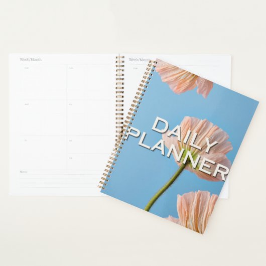 Minimalistische bloemendagplanner planner (Display)
