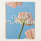 Minimalistische bloemendagplanner planner (Voorkant)