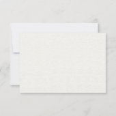 Minimalistische bloemenschets bedankkaart (Achterkant)