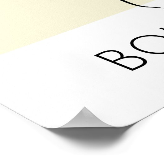 Minimalistische bloementypografie poster (Hoek)