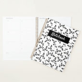 Minimalistische bloemige bladplanner notitieboek (Display)