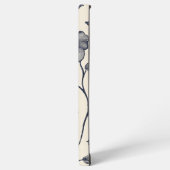 Minimalistische bloemlijnkunst | Elegante botanisc Samsung Galaxy Hoesje (Linkerkant)