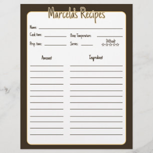 Minimalistische Bloemrijke Mexicaanse Receptpagina