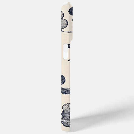 Minimalistische bloemsierkunst - Elegante botanisc Case-Mate iPhone Case (Achterkant / Rechts)