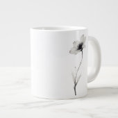 Minimalistische Bloesem Grote Koffiekop (Voorkant rechts)