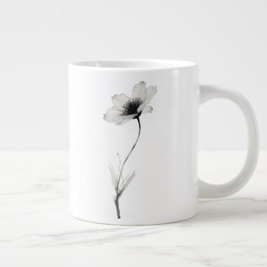 Minimalistische Bloesem Grote Koffiekop (Rechts)