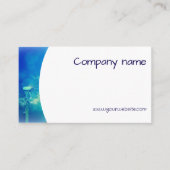 Minimalistische blowbalfotografie QR-Visitekaartje Visitekaartje (Voorkant)