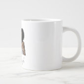 Minimalistische Blush Heart-Mok - Je bent genoeg Grote Koffiekop (Rechts)