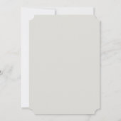 Minimalistische Blush Pink Waterverf Baby shower Kaart (Achterkant)