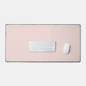 Minimalistische blush roze effen effen kleur elega bureaumat (Keyboard & Muis)