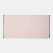 Minimalistische blush roze effen effen kleur elega bureaumat (Voorkant)