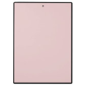 Minimalistische Blush Roze Handgeschreven Aangepas Klembord (Achterkant)