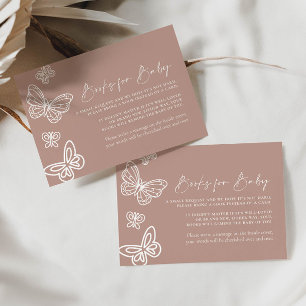 Minimalistische boeken voor Baby Kaart Notitiekaartje