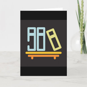 Minimalistische Boekenplank Grafisch Icoon Kaart