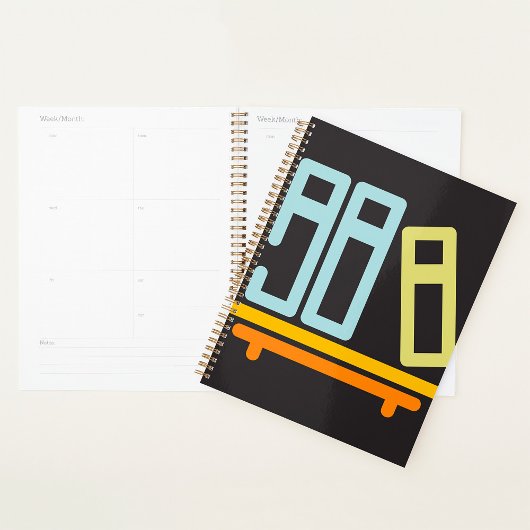 Minimalistische Boekenplank Grafisch Icoon Planner