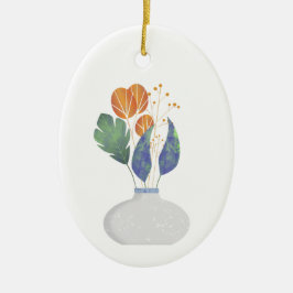 Minimalistische Boeket Keramisch Ornament