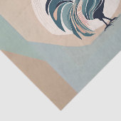 Minimalistische boerderij haan ontkoppeling tissuepapier (Detail)