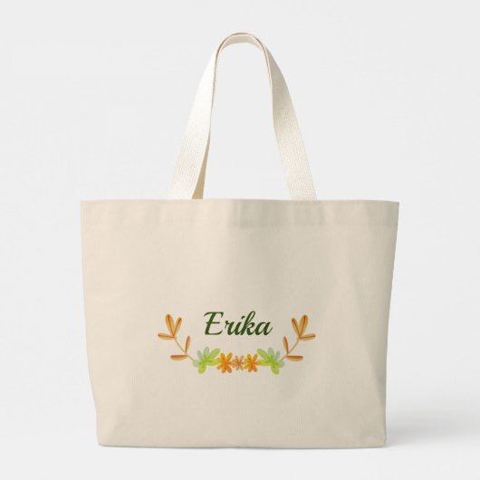 Minimalistische boerderij land schuur Herfst krans Grote Tote Bag (Achterkant)