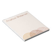 Minimalistische bogen Boho Small Notitieblok (Schuin)
