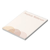 Minimalistische bogen Boho Small Notitieblok (Linkerzijde)