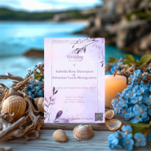 Minimalistische Boheemse Lavendel & Zilveren bruil