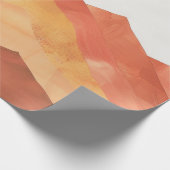 Minimalistische Boho Abstracte Berglandschap Cadeaupapier (Hoek)