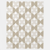 Minimalistische Boho Abstracte Geometrische Boog P Fleece Deken (Voorkant)