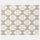 Minimalistische Boho Abstracte Geometrische Boog P Fleece Deken (Voorkant (Horizontaal))