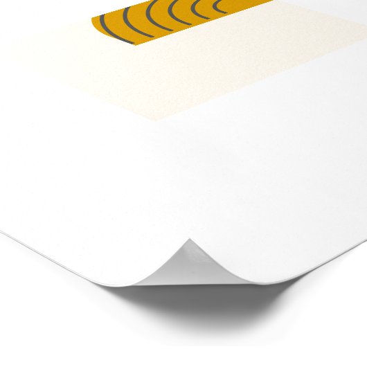 Minimalistische Boho Abstracte muurkunst Poster (Hoek)