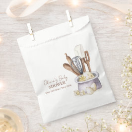 Minimalistische Boho Banketbakker Chef Baby Shower Bedankzakje