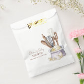 Minimalistische Boho Banketbakker Chef Baby Shower Bedankzakje (Gezegeld)