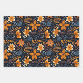 Minimalistische Boho bloemen herfst Inpakpapier Vel (Voorkant 2)