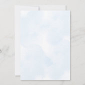 Minimalistische boho bloemige verjaardag  kaart (Achterkant)