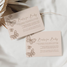 Minimalistische Boho-boeken voor Baby-Kaart Notitiekaartje