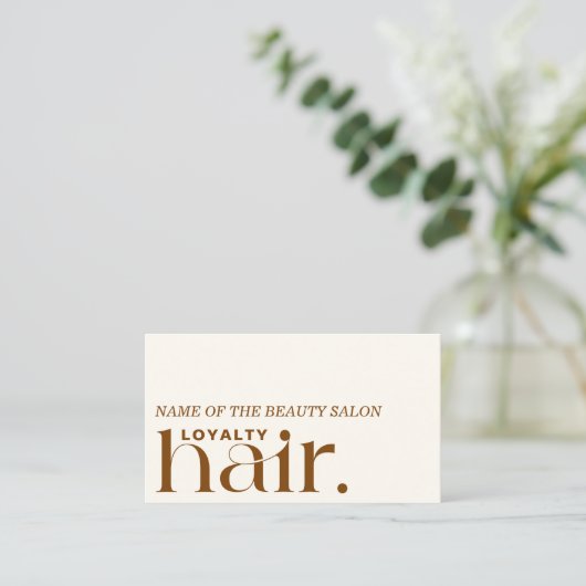 Minimalistische Boho Boho Brown Beauty Loyalty Kaa (Staand voorkant)