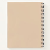 Minimalistische Boho Botanische Bladeren Persoonli Notitieboek (Achterkant)