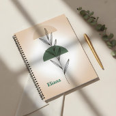 Minimalistische Boho Botanische Bladeren Persoonli Notitieboek