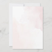 Minimalistische Boho Botanische Terracotta bruilof Kaart (Achterkant)