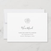 Minimalistische Boho Floral Tekening We hebben Adr Aankondiging (Voorkant)