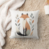 Minimalistische Boho Fox kwekerij Kinder kamer Kussen (Deken)