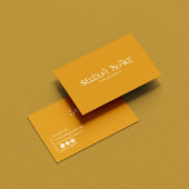 Minimalistische Boho Gold – Elegant & Esthetisch C Visitekaartje