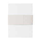 Minimalistische Boho-herfst bloemige bruiloft Uitnodigingen Wikkel (Achterkant Voorbeeld)