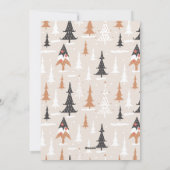 Minimalistische Boho Joy aan de World Kerstfoto Feestdagenkaart (Achterkant)