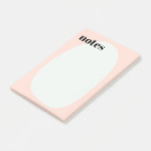 Minimalistische Boho Light Pastel vet Post-it® Notes (Schuin)