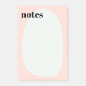 Minimalistische Boho Light Pastel vet Post-it® Notes (Voorkant)